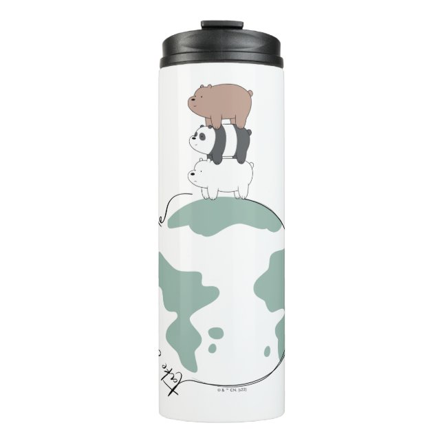 We Bare Bears - Take Care of Your Home Thermal Tumbler (Front)