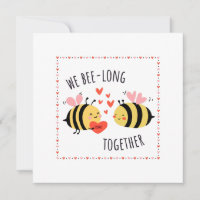 We Bee-long Together Flat Card