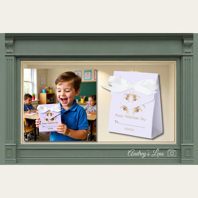 We BEE-Long Together Pollinator Valentine  Favour Box (Creator Uploaded)