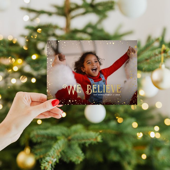 We Believe | Gold Glitz Photo Overlay (Creator Uploaded)
