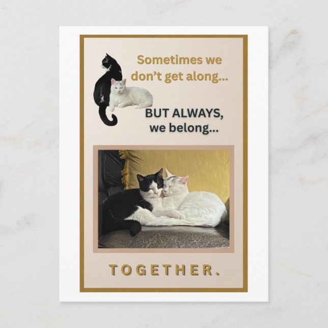 We Belong Together Postcard (Front)