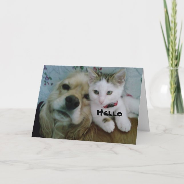 WE BOTH WISH "YOU" A VERY HAPPY "BIRTHDAY" CARD (Front)