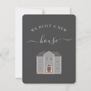 We Built A New House We Moved Announcement