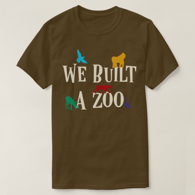 We Built A Zoo Ark T-Shirt (Design Front)