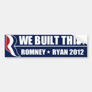 We Built This! Bumper Sticker