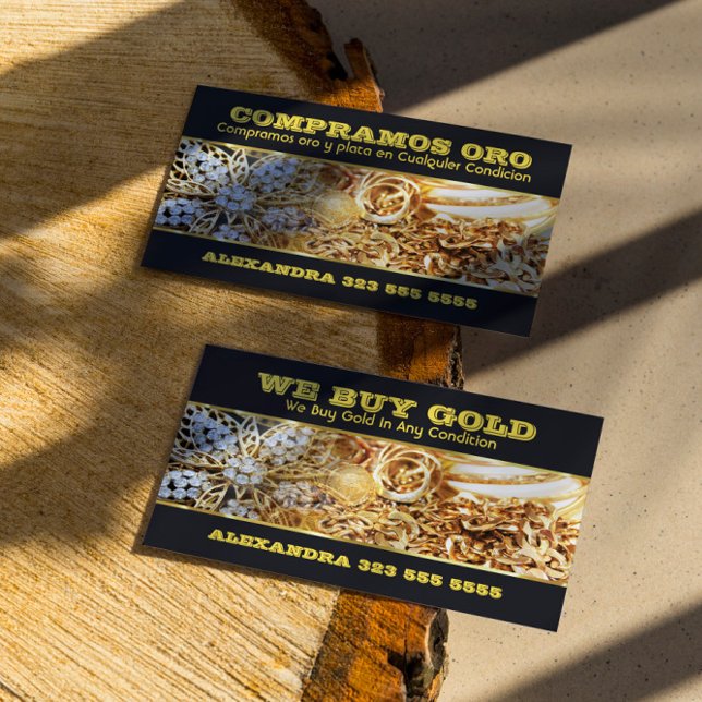 We Buy Gold Business Card (Creator Uploaded)