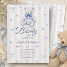 We Can Barely Wait Watercolor Baby Shower