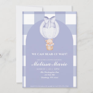 We Can Bear-ly Wait Baby Shower Invite