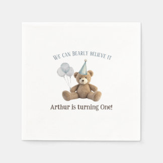 We can bearly believe it napkins