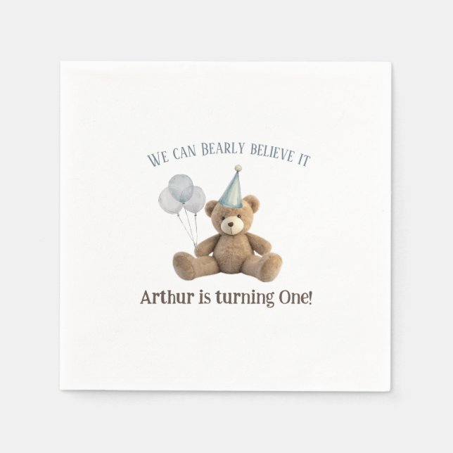 We can bearly believe it napkins (Front)