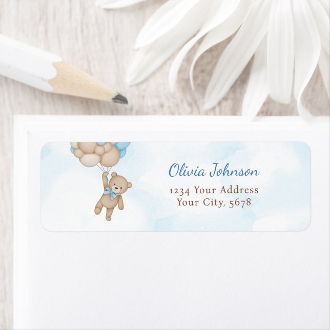 We Can Bearly Wait Baby Shower Address (Insitu)