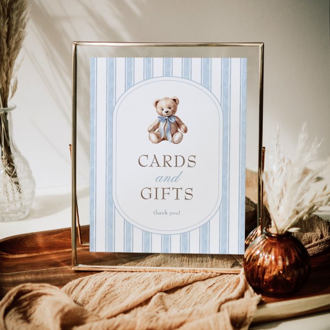 We Can Bearly Wait Baby Shower Cards & Gifts Sign (Creator Uploaded)