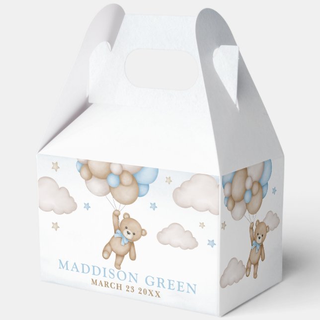 We Can Bearly Wait Baby Shower Favour Box (Front)