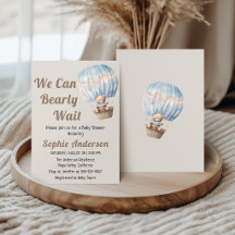 We Can Bearly Wait Baby Shower