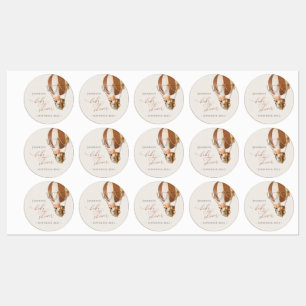 We Can Bearly Wait! Baby Shower Labels