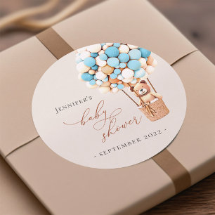 We Can Bearly Wait! Baby Shower Labels