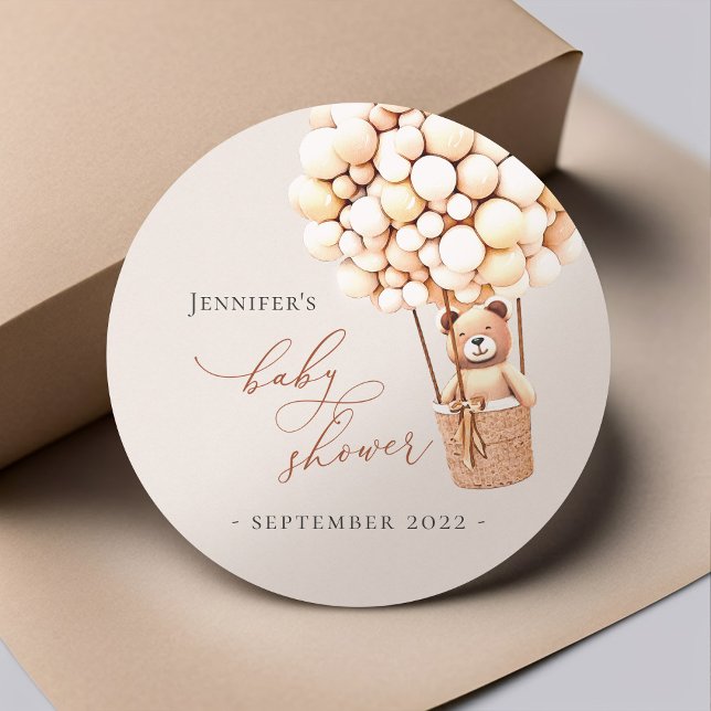 We Can Bearly Wait! Baby Shower Labels (Creator Uploaded)