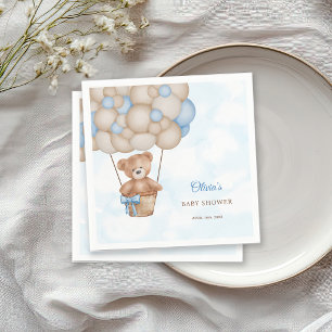 We Can Bearly Wait Baby Shower Napkin
