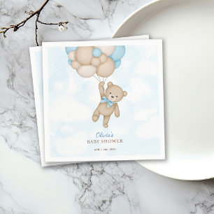 We Can Bearly Wait Baby Shower Napkin