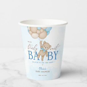 We Can Bearly Wait Baby Shower Paper Cups