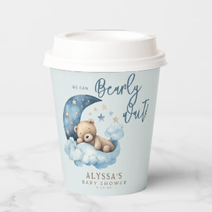 We Can Bearly Wait Baby Shower Paper Cups