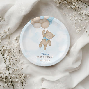 We Can Bearly Wait Baby Shower Paper Plate