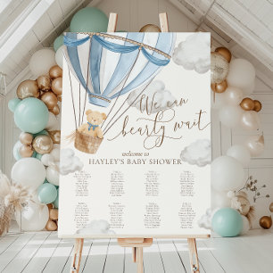 We Can Bearly Wait Baby Shower Seating Chart