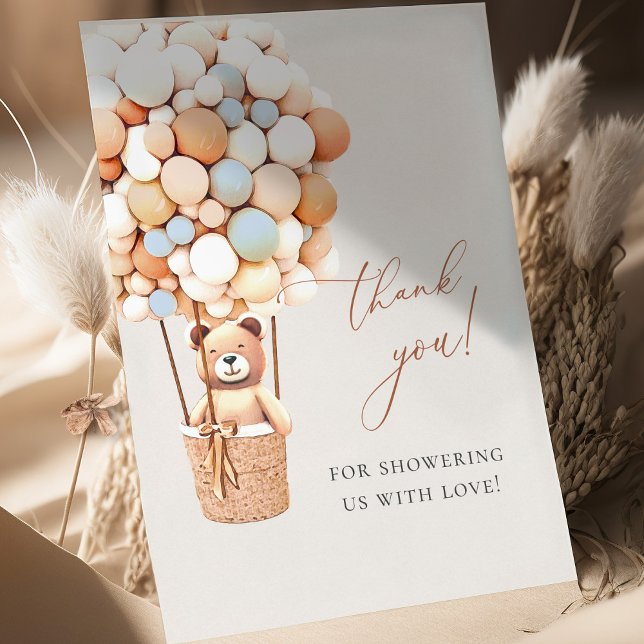 We Can Bearly Wait! Baby Shower Thank You (Creator Uploaded)