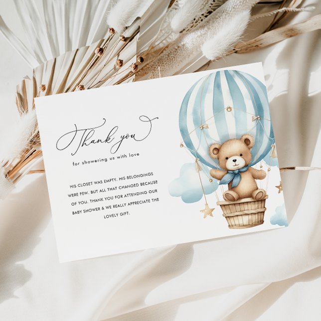 We can bearly wait baby shower thank you (Creator Uploaded)