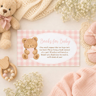 We Can Bearly Wait Bear Baby Girl Books For Baby Card