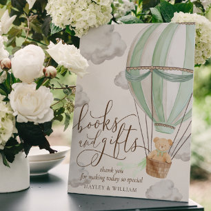 We Can Bearly Wait Books and Gifts Baby Shower Poster