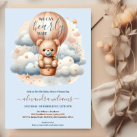 We Can Bearly Wait Boy Baby Shower