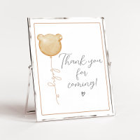 We Can Bearly Wait Brown Thank you for Coming