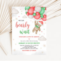 We Can Bearly Wait Christmas Baby Shower