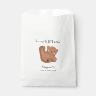 We Can Bearly Wait Cub Baby Shower Favour Bags