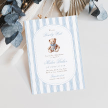 We Can Bearly Wait Elegant Teddy Bear Baby Shower