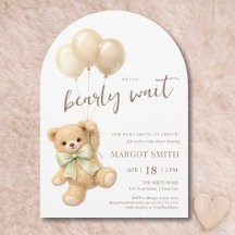 We Can Bearly Wait Gender Neutral Baby Shower
