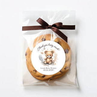 We Can Bearly Wait Gender Neutral Favour Sticker