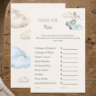 We Can Bearly Wait Guess the Price Shower Game