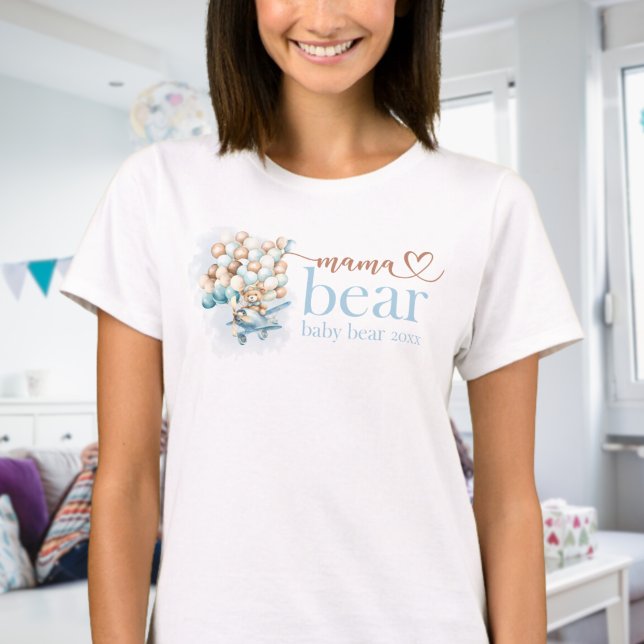 We Can Bearly Wait! Mama and Baby Bear T-Shirt (We Can Bearly Wait Mama Bear T Shirt, Baby Shower)