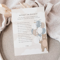 We Can Bearly Wait | Neutral Mummy or Daddy Game