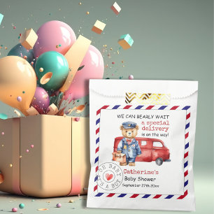 We Can Bearly Wait Special Delivery Baby Shower Favour Bags