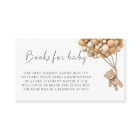 We Can Bearly Wait Teddy Balloon Book Request