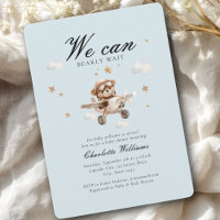 We Can Bearly Wait! Teddy Bear & Aeroplane 