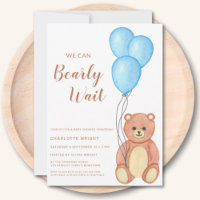 We Can Bearly Wait Teddy Bear Baby Shower