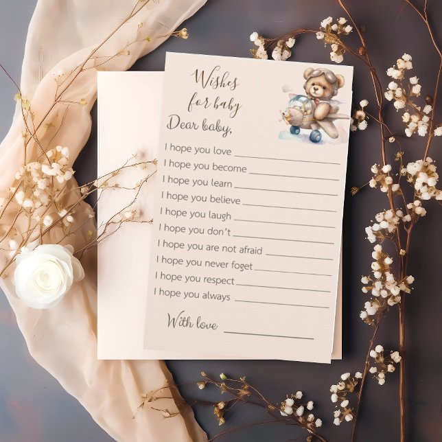 We can bearly wait teddy bear wishes for baby game (Creator Uploaded)