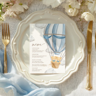 We Can Bearly Wait Twins Baby Shower  Menu