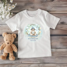 We can Bearly Wait Watercolor Blue Bear Baby Showe