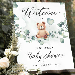 We Can Bearly Wait - Welcome Sign