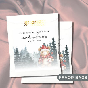 We Can Bearly Wait Winter Baby Shower Favour Bags